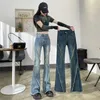 Jeans pour femmes 2023 été taille haute vintage crayon stretch droit cheville longueur pantalon denim femme