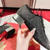 Fashion designer High quality Womens Maison Red heel Mary Jane shoes Classic retro Luxury leather soled Loff Girls Small gauze leather flat dinner shoes HJ0128