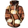 Herren Hoodies Erdbeere 3D-Druck Fruit Series Kapuzenpullover Lässige Mode Damenbekleidung Unisex Paar Sudaderas