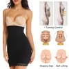 Womens Shapers High Waist Tummy Control Slips Woman Seamless Slimming Half Slip Underwear Shapewear Body Shaper Underdress 231025