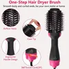 Hair Dryers One Step Dryer Brush Negative Ionic Blow Comb Cold Styler Blower Salon 231025