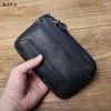 Waist Bags Genuine Leather Men's Mobile Phone Waist Bag Top Layer Cowhide Multifunctional Coin Card Holder 6.7 Inch Mobile Phone Bag NZPJ 231026