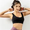 Yoga roupa sutiã esportivo push up simples esporte superior mulheres correndo colete-tipo fitness colheita sutiãs acolchoados treino ginásio sutiã