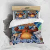 Комплекты постельного белья с героями мультфильмов «Гриззи и лемминги» Простыня King Twin Double детский пододеяльник из микрофибры или полиэстера