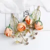 Fleurs décoratives 10pcs Rose String artificielle pour décoration intérieure Décoration de mariage fausse fleur Ornement Bouquet DIY GARLAND ACCESSOIRES GADE