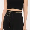 Cintos Ecdepot Mulheres Cintura Corrente Cinto Cintura Body Link para Camisas Roupas