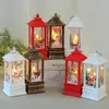 Christmas Decorations Santa Lantern Wind Lights Merry Decoration for Home Xmas Natal Navidad Ornament Year 2024 231026