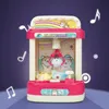 Ferramentas Oficina Boneca Máquina Máquina de Garra com Música Luz Mini Clipe Boneca Garra Captura Crianças USBBaterias Operadas Crianças Brinquedos Interativos 231026