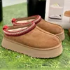 Australia platform tazz tasman mustard seed fur slippers classic ultra mini snow boots women winter sheepskin suede warm slip-on shoes black chestnut m10-26