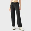 Outfit L15 pantaloni da yoga in cotone a fila di pile a padella sciolta joggers womenplep pantaloni casual con tasche a mano super morbide e calore