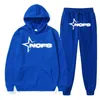 Tracksuits mascules NOFS Tracksuit Y2K Hoodie and Pant Men Sets 2 pièces Sport Sport Sweatshirt Sport Joggers Sweatpants Papant 921