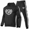 Men's Tracksuits Rayo Vallecano 2022 Men's Printing 2 Pieces Sets Hoodies Hooded Sweatshirts Tops Pants Sportwears SuitsM341K