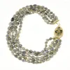 Colliers pendentif 20 "5 brins gris naturel Labradorite pierres précieuses collier multi bijoux faits à la main pour les femmes