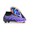 Mens Boys Women Soccer Shoes Mercurial Superfly Elite TF FG Cleats Football Boots Mjuk läder Bekväm storlek 35-45EUR