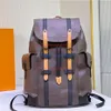 Gepäcktasche Rucksack Top Original M22532 Herren Damen Handtasche Briefmuster geprägt verblasst Denim große Kapazität Designer klassischer Rucksack Reisetasche kostenloser Versand