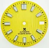 Kits de reparo de relógio nh35 dial verde luminoso com logotipo s mod caso ferramenta para nh35a nh36a movimento skx007 skx009 abalone relógios