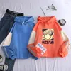 Erkek Hoodies Yaguchi Yatora Baskı Hoodie Mavi Kilit Anime Kazak Erkekler Kadın Patchwork Sweatshirts Harajuku Unisex Sonbahar Sıcak Sokak Giyim