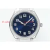 AAAA Pp7300 Watches 36mm Men's Watches Automatic Mechanical Watch Back Transparent Blue Dial Sports pake PP7300 457 montres de luxe