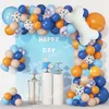 Décorations de Noël 12880pcs Dog Paw Print Ballon Guirlande Rose Bleu Feuille Ballons Garçons Filles Fête D'anniversaire Décorationn Baby Shower 231026