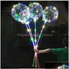 Balon z uchwytem LED Light Up Luminous Bobo Ball Light