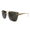 Heiße verkaufende Designer-Sonnenbrille für Herren und Damen, Luxus-Marken-Sonnenbrille, Retro-Acetat-Rahmen, modischer Stil, spezieller UV-400-Schutz, Outdoor-Marken-Sonnenbrille