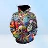 Paint Skull 3D Sweat à capuche imprimé Men Femmes Sweatshirts Sweats Sweats Pullover Brand 5xl QLITY SISTESSUITS Boy Coats Fashion Outwear New6933795