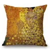 Pillow Gustav Klimt Art Gallery Printed Cover Home Decoration Case Luxury Decorative Sofa Car Throw