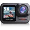 Väderbeständiga kameror 2023 5K 4K 60FPSWIFI EIS Outdoor Sports DV Dual Screen Touch Body Waterproof Action Camera för Vlog 231025