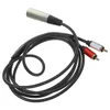 Microphones Audio Splitter Cable Jack Transferring Power Sound Speaker Converter Microphone