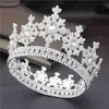 Mode kungliga kung drottning brud tiara kronor för prinsessan diadem brud krona prom party hårprydnader bröllop hår smycken 211228250b