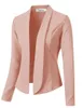 Women's Suits Blazers ZOGAA Suit Women's Fashion Long Sleeve Cardigan Jacket Solid Color Lapel Slim Women's Top Cotton Blazer S-XXL 231023