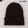 Beanie vinter för kvinnor män pojkar flickor virkade skallies hatt fast färg unisex höst stickade mössa mössa vilda tillbehör 230920