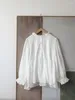 Blusas femininas 120cm busto/primavera outono 2023 mulheres vintage romântico mori kei meninas soltas confortáveis finas camisas brancas/blusas