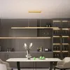 Hanglampen LED Lange Eetkamer Kroonluchter Minimalistische Luxe Koperen Lamp Duurzaam Helder Licht Voor Woonkamer/slaapkamer/studeerkamer/kantoor