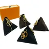 Luxury Bags Women Key Wallets brown Letter Zipprt Triangle Bag Designer Brand Ladies Coin Purses Zero Wallet Female Pouch Bags Purses Bags Pendant Charms Keychain
