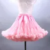 Skirts Women Skirt Solid Color Puffy Layered Elastic Waist Patchwork Ladies Cosplay Short Pleated Tulle Clothing