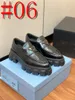 40model Designer Damen Monolith Freizeitschuhe Dicke Unterseite Gear Triangle P Loafers Schwarz Cloudbust Echtes Leder Schuherhöhung Plateau Sneakers 34-42