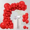 Decorazioni natalizie 75 pezzi Kit arco ghirlanda palloncino rosso Palloncini giorno San Valentino Matrimonio Compleanno Baby Shower Party 231026