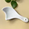 Ceramiczny gua sha łyżka masaż narzędzie twarz body masażer przenośny guasha tańca płyta spa limfatyczna terapia terapia kamienna piękno zdrowie