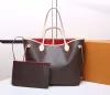 2pcs sacs de créateurs de luxe sacs à main en cuir messager sac à bandoulière fourre-tout portefeuille dame pochette