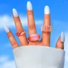 Pierścienie klastra 3PCS/SETS INS Fashion Acryl Geometria Zestawy pierścieniowe dla kobiet dziewczęta