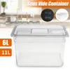 Egg Tools 6L11L26L Sous Vide Container With Lid Water Tank Bath Culinary Immersion Slow Cooker Cooking Kitchen Gadgets 231026