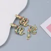 Charms 5 stks Snake Emaille Kleurrijke In het oog springende Mode Dierenhangers Voor het Maken van DIY Sieraden Handgemaakte Bevindingen Accessoires