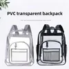 Ryggsäck PVC transparenta ryggsäckar Consert Stadium Music Festival Rucksack Waterproof Schoolbag Clear Weekend Daypacks XM224