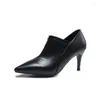 Dress Shoes French Luxury Stiletto Heels Women's 2023 Spring Elegance Versatile Pointed Commuter Trafza