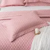 Sängkläder sätter rosa egyptiska bomullsbäddsäcken filt täcke quiltad set täcke täcke säng linnet kudde mattat ark 231026