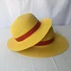 Bérets large bord ombre extérieure dôme femmes couleur unie chapeau de plage printemps été adulte parent enfant paille hommes casquette
