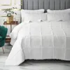 Sängkläder sätter White Rose Plaid Cotton Bedour -Bread Patchwork quiltad täcke filt American Coverlet Cubrecam Bed Cover Colcha Set 231026