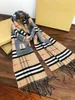 2022 New Top Brand Designer Scarf Women Men 100% Double Sided Cashmere Large Letter b Stripe Autumn and Winter Warm Size 180x33cmnmf5