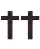 Pendant Necklaces Cottvo2Pcs Antique Wooden Cross Pendants Crucifix Jesus Handmade Christian Faith Ornaments DIY Necklace Jewelry